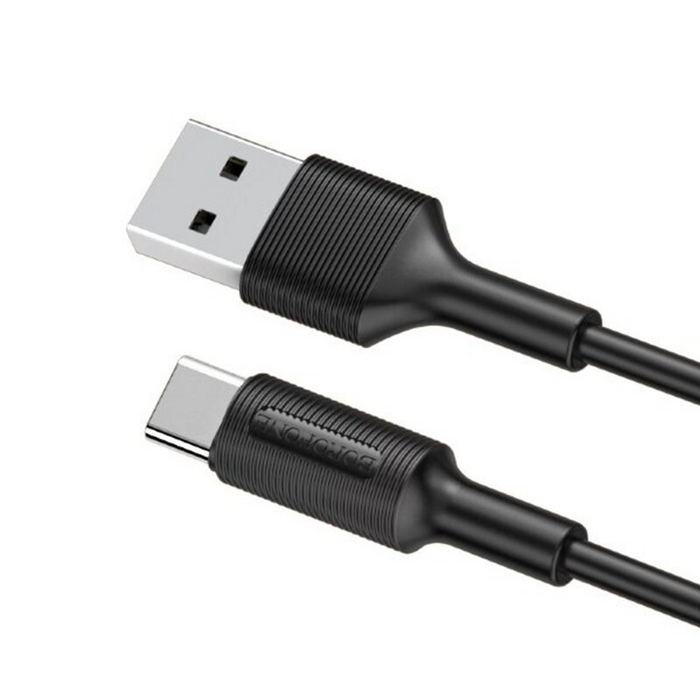 Кабель USB - TypeC BOROFONE BX1 (черный) 1м