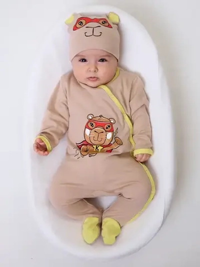 слип для новорожденного с капибарой