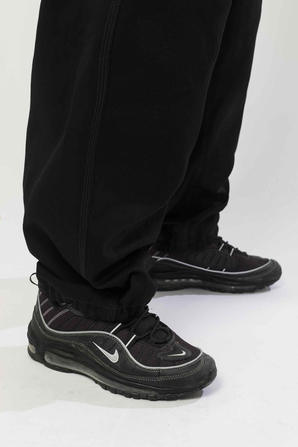 Купить Джинсы Codered Real Baggy Черный/Черные нитки Джинсы Codered Real Baggy Черный/Черные нитки