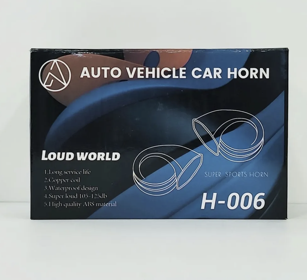 НЕТ - H-006 / Сигнал звуковой H-006 Волга 12V 110ДБ 410/510HZ для автомобиля (2 шт. / комплект)