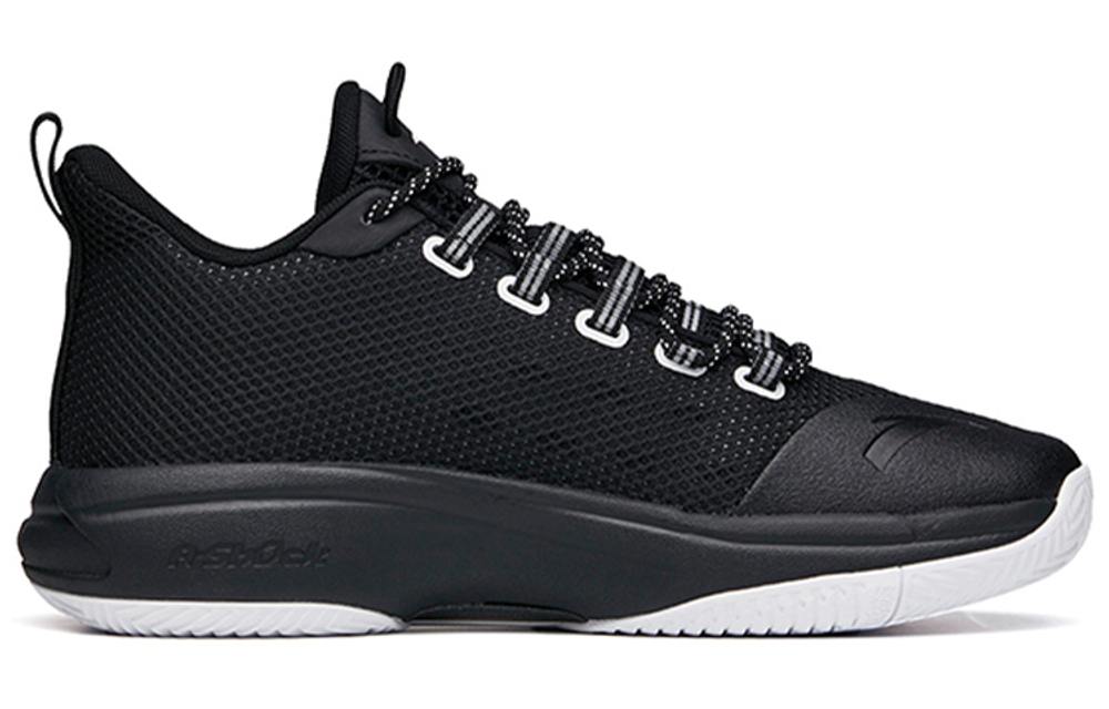 Anta Anta attack 3 non-slip wear-resistant high-top basketball shoes men's black