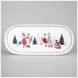 БЛЮДО ОВАЛЬНОЕ LEFARD "FAMILY CHRISTMAS" 34*14,5 СМ (КОР=12ШТ.)