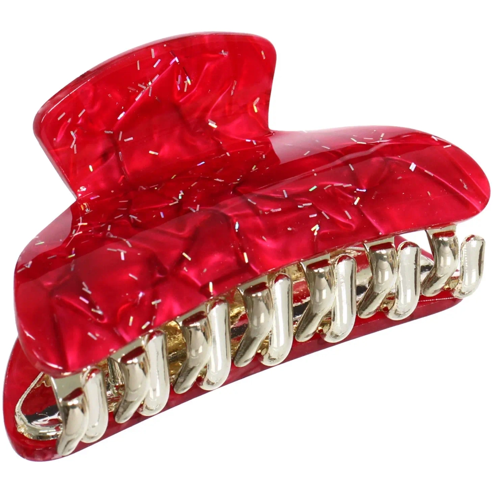 Заколка-краб для волос « ЭЙФОРИЯ», мира, микс 6 цветов, 8см (блистер Кокетка)