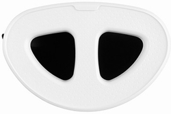 Бак Brabantia 55л белый вид крышки сверху