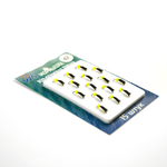 Мормышка вольфрамовая точеная "Гвоздик+Неон+Коронка" (15шт/уп)