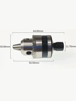 Сверлильный патрон ключевой 0.6-6мм B10 конус на вал ф5 мм