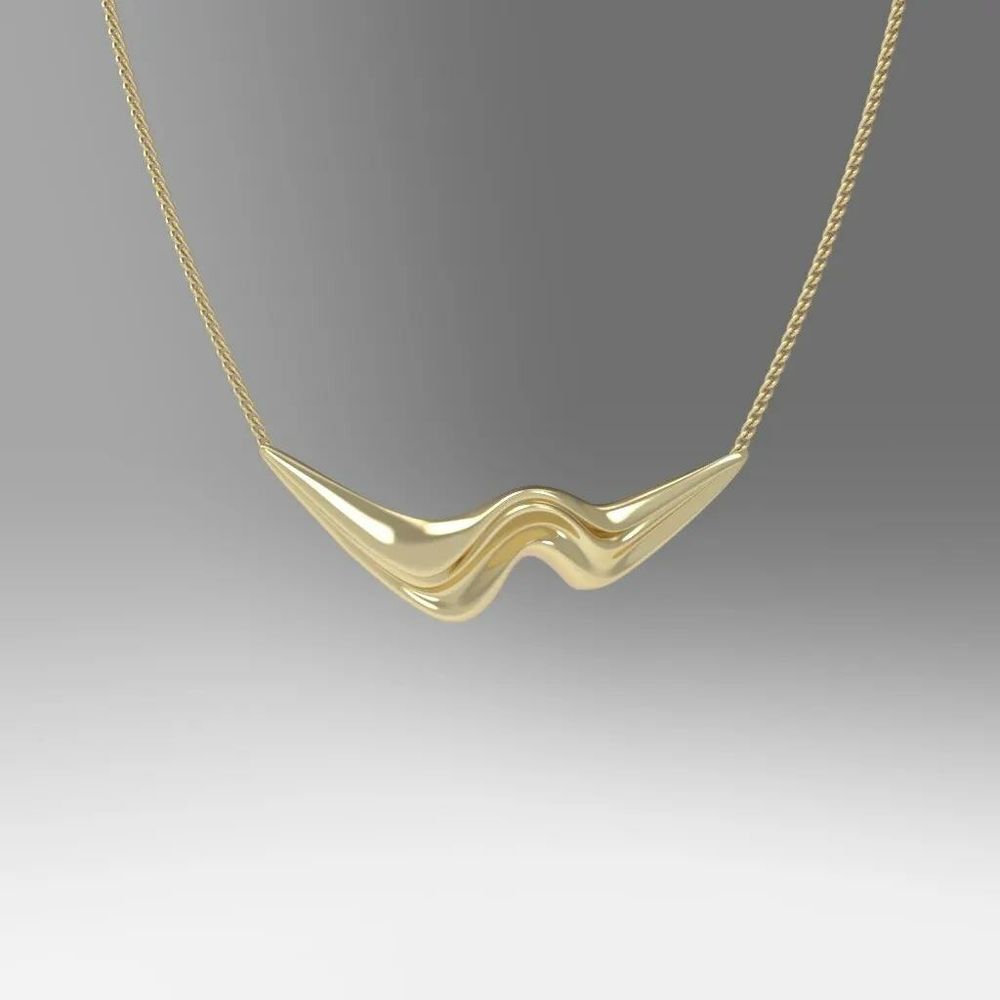 Колье Mirrors kv-4-001, позолота