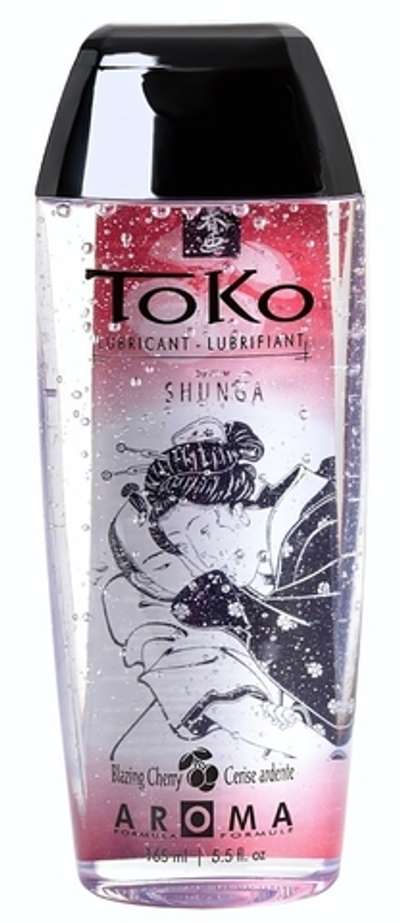 Съедобный лубрикант с ароматом вишни - 165 мл.