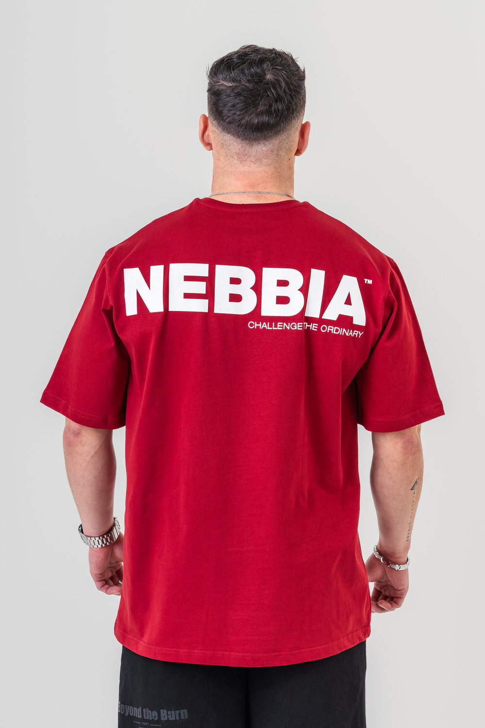Футболка Oversized T-Shirt GYM ESSENTIALS 381 Красная