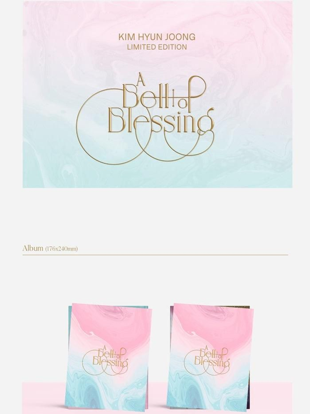 Альбом KIM HYUN JOONG - A BELL OF BLESSING Regular Album Limited Edition (CD + DVD)