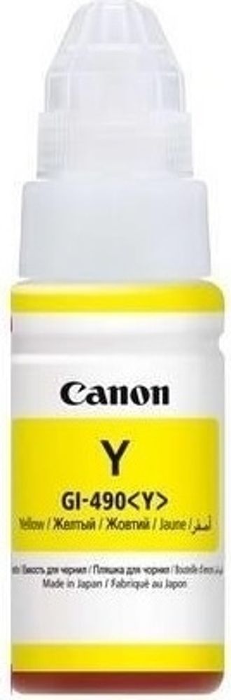 Картриджи Canon GI-490 желтый Картриджи Canon GI-490 желтый