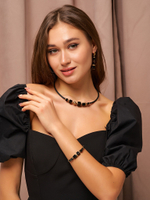 10154021 Колье Роман с камнем