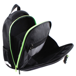 Ранец, спинка эргономичная, 2 отделения, 39*29*16 см, First, Зеленая машина, КОКОС, 240460