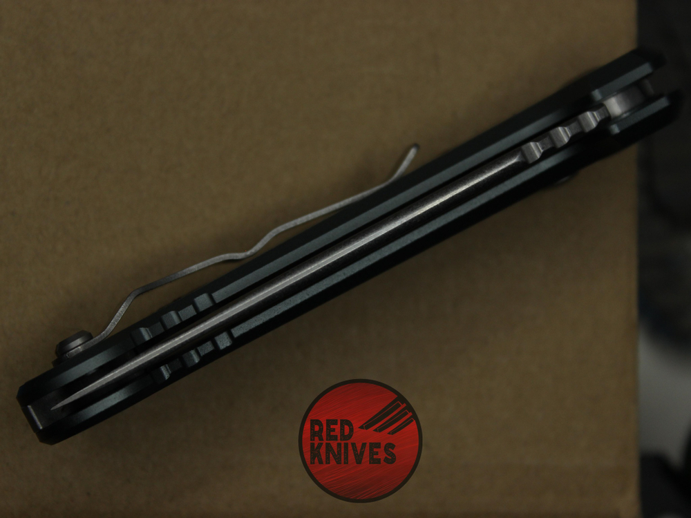 Нож Microtech GREY LUDT Gen III Standard S/E - клинок дроппоинт, серая рукоять