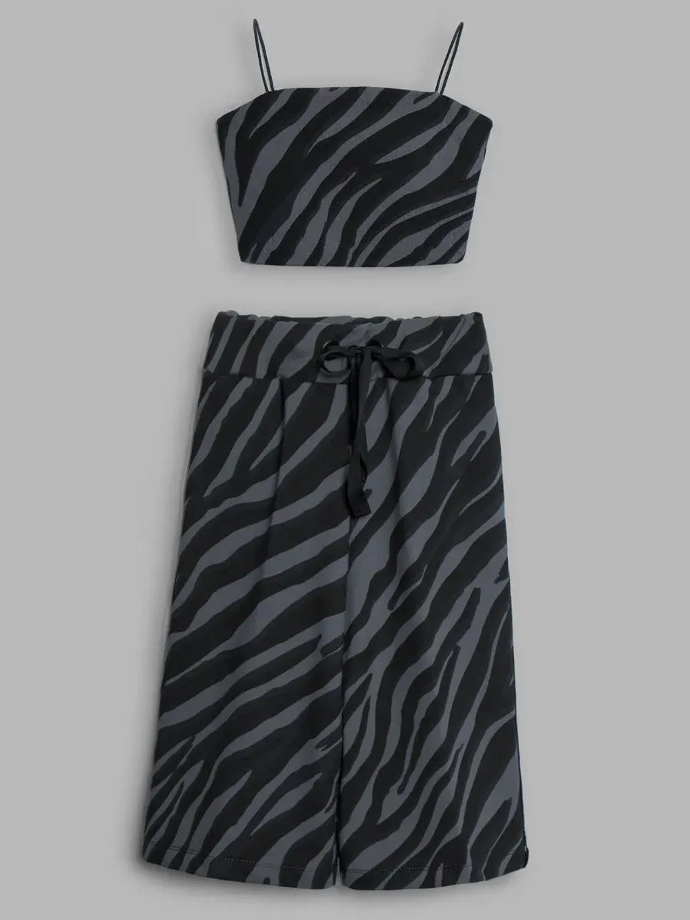 Костюм для девочки на лето с кюлотами