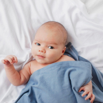 Плед-пелёнка Mjölk Blue Shadow