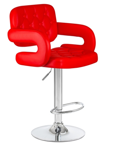 Стул барный DOBRIN TIESTO, красный