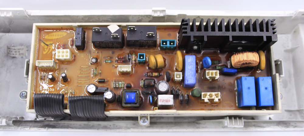 Модуль управления стиральной машины Samsung WF0700NCW (В сборе с пластиком)