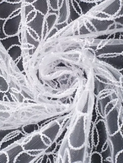 Тюль в спальню гостиную белый 400х270