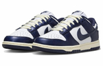 Кроссовки Nike Dunk Low "Midnight Navy And White" 2023 (Женская размерная сетка)