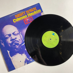 Винтажная виниловая пластинка LP Coleman Hawkins With Eddie Lockjaw Davis Night Hawk (Югославия 1980)