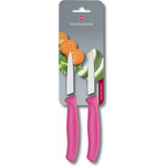 Набор Victorinox кухонный, 2 предмета, лезвие прямое, розовый