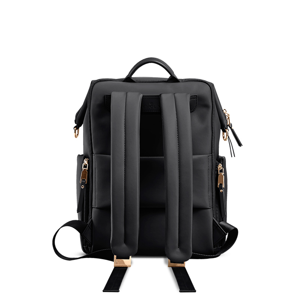 ECHOLAC Fabric Backpack Women"s Gray/Pink/Black/Orange/Lake Green