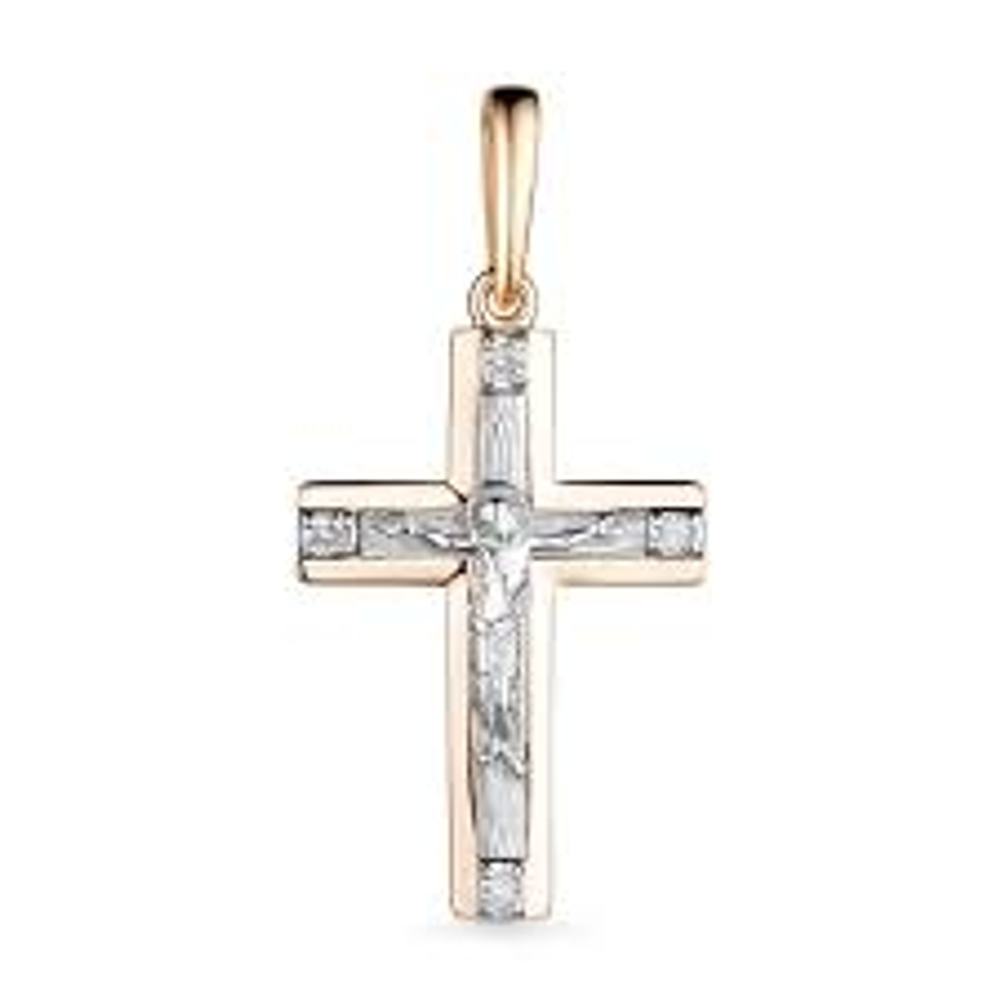 Подвеска из золота с фианитами