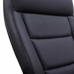 Кресло HAWASAN (ХАВАСАН) "Overlord EX-770", мультиблок, дерево, натуральная кожа, черное, 532934