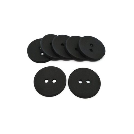 Пуговица, туб 55, цв.черный, 25мм №1405 40L