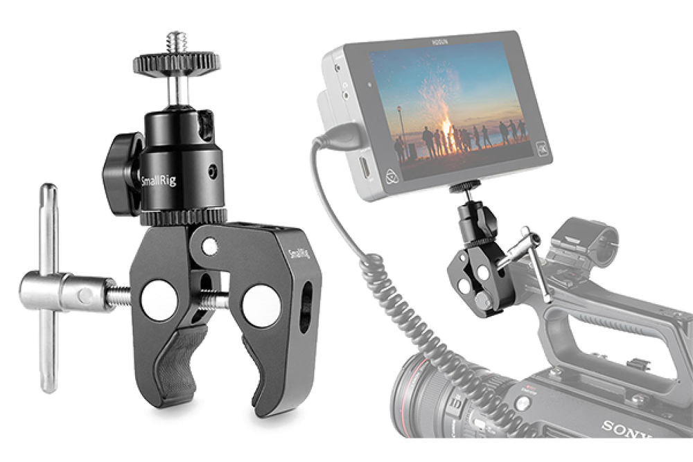 Держатель аксессуаров SmallRig Clamp Mount with 1/4 Ball Head (1124)