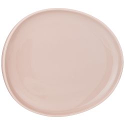 ТАРЕЛКА ЗАКУСОЧНАЯ BRONCO "FUSION" 23*20,5СМ, ПУДРОВАЯ (МАЛ=2ШТ./КОР=24ШТ.)