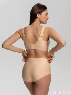 Бесшовные трусы слипы Plus size