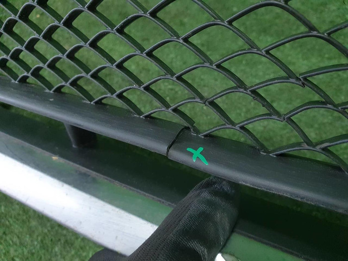 Решетка переднего бампера Mercedes GLC X253 (2015-2019) AMG