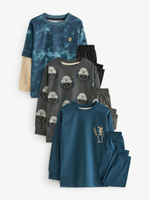 Пижама для мальчика Next K99-115, 3 шт., Синий, Темно-серый