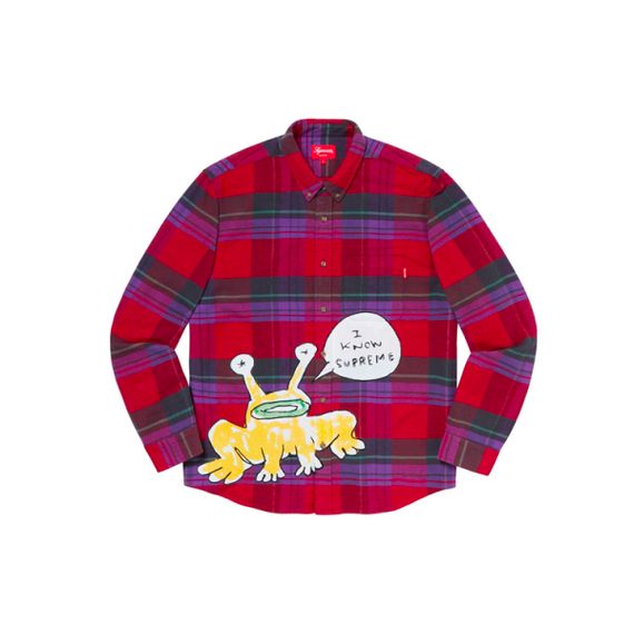 Supreme SS20 Week 12 x Daniel Johnston Plaid Shirt