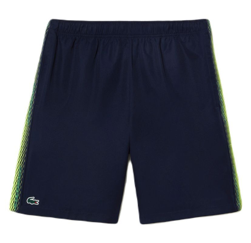 Мужские шорты теннисные Lacoste Recycled Polyester Tennis Shorts - navy blue