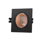 DK3071-BBR Встраиваемый светильник, IP 20, 10 Вт, GU5.3, LED, черный/бронзовый, пластик