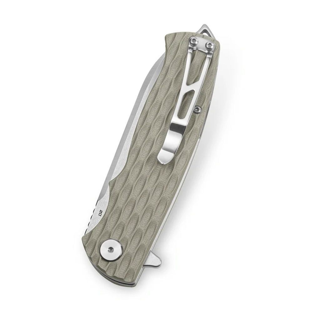 Нож туристический Bestech Grampus сталь D2, рукоять G10 зеленая