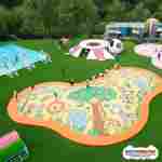 Надувная подушка на платформе «Тропический рай» 21×16,5×2 м