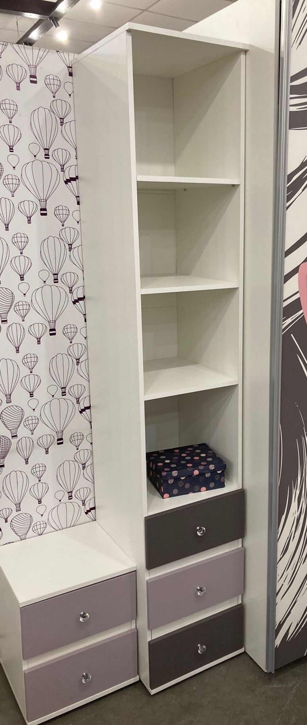 Стеллаж Мемори ПН-10 smoky eyes/smoky kiss