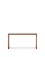 Litto Журнальный столик из шпона ореха с отделкой натурального цвета, 90 x 45 см
