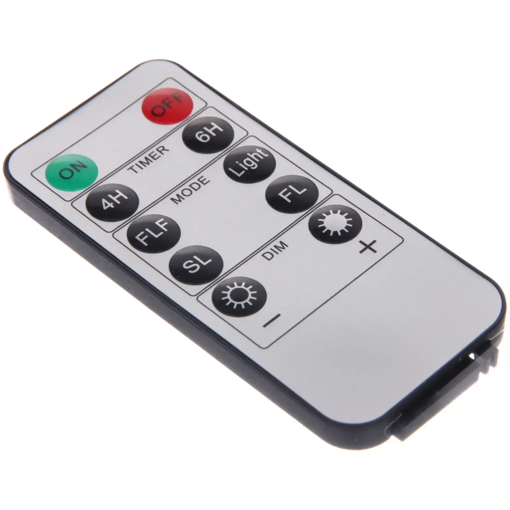 Набор свечей на ёлку на прищепке «Таинственное пламя» 20,5*1,6 см (12 шт+пульт д/у)