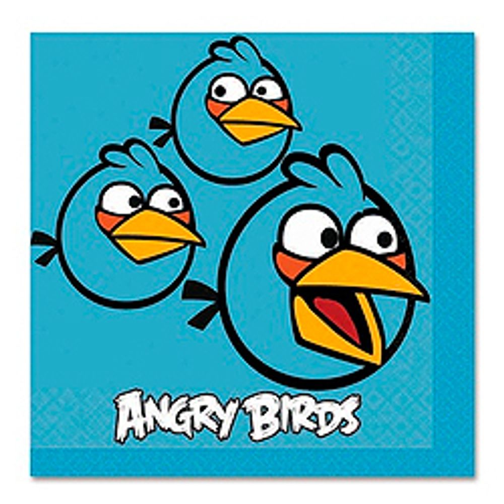 Салфетка Angry Birds 25см 16шт
