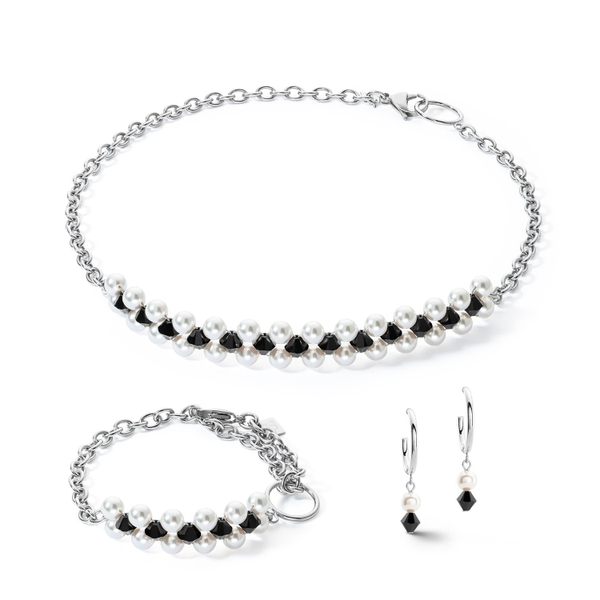 Колье Coeur de Lion Black-Silver 4080/10-1317