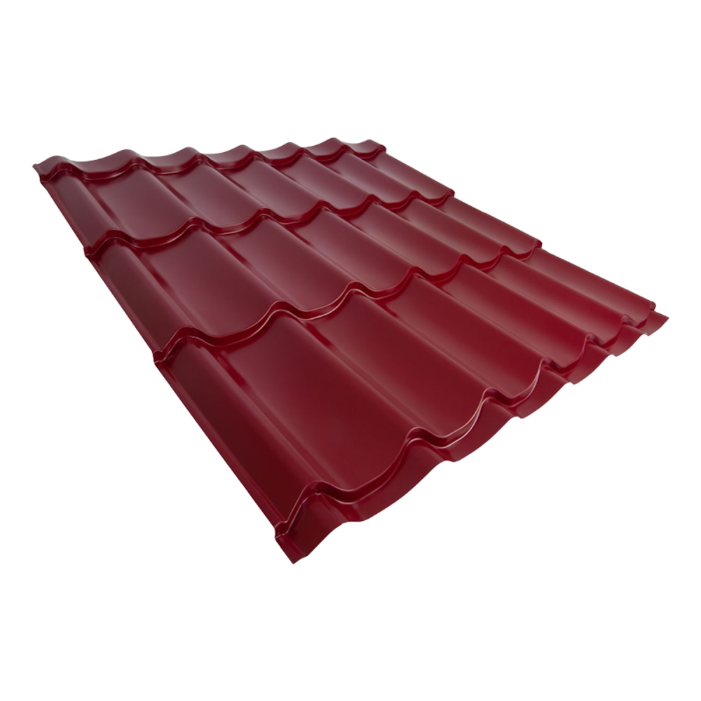 Металлочерепица 0,5х1190 RAL3005 Красное Вино