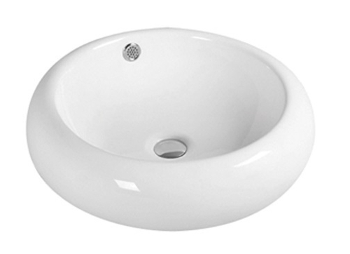 Раковина накладная ROVENO PC-8025 (50*50*16,5) белая PC-8025