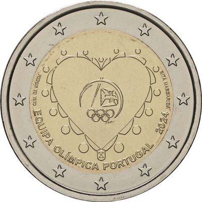 ПОРТУГАЛИЯ, 2024, 2 ЕВРО [БИМЕТАЛЛ]