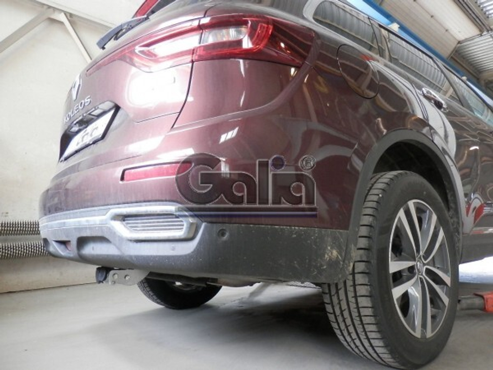 Фаркоп оцинкованный Galia N055C для Nissan X-Trail 2015-, Renault Koleos 2016-(паспорт и сертификат в комплекте)(без электрики)