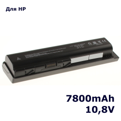 Аккумулятор iBatt 7800mAh для ноутбуков HP-Compaq HSTNN-LB72, 484170-001, EV06, HSTNN-CB72